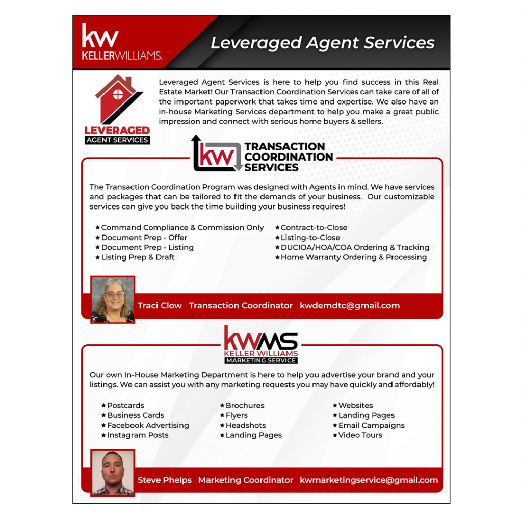 Leveraged Agent Services Flyer