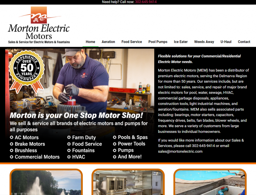 Morton Electric Website